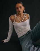 Nelly - Valkoinen - Structure Strap Top