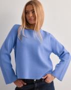 OBJECT - Sininen - Objreynard Square Sleeve O-Neck Noo