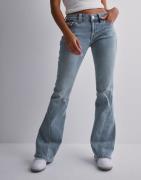 True Religion - Sininen - Joey Low Rise Flare