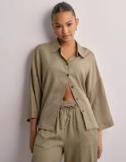 OBJECT - Beige - Objtilda Boxy Shirt Noos
