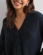 Vero Moda - Sininen - Vmcecily Ls V-Neck Cardigan Ga