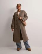 OBJECT - Ruskea - Objkeily L/S Coat Noos