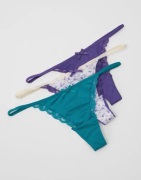 Nelly - Sininen - Adore Me Thong 3-Pack