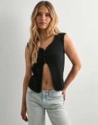 Pieces - Musta - Pctirade Sl Vest Bc