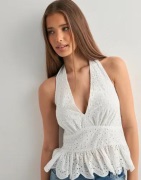 Neo Noir - Valkoinen - Ribbi Halter Neck Top