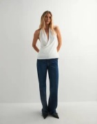 Nelly - Valkoinen - Halterneck Top