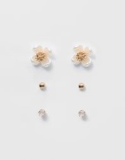 Pieces - Kulta - Pcsigga 3-Pack Earrings