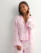 Hunkemöller - Vaaleanpunainen - Jacket Ls Viscose Lemon