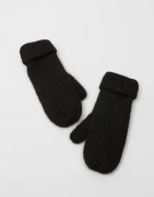 Nelly - Musta - Fuzzy Mittens