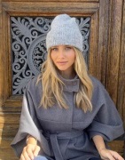 Nelly - Harmaa - Fuzzy Beanie