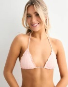 Nelly - Vaaleanpunainen - Frill Anglais Bikini Triangle