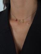 Muli Collection - Kulta - Half Moon Charm