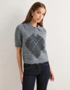 Vero Moda - Harmaa - Vmbliss 2/4 Poloneck Pullover Ga
