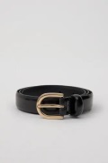 Pieces - Musta - Pcestina Leather Jeans Belt Noos