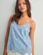 Pieces - Sininen - Pcvilde Strap Top Wvn Noos