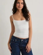 Nelly - Valkoinen - Built In Bra Singlet