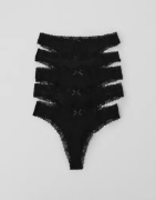 DORINA - Musta - Essential Microfibre THONG