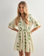 Vero Moda - Valkoinen - Vmpamela 2/4 Short Dress Wvn