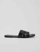 Nelly - Musta - Flat Sandal