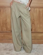 Nelly - Vihreä - Relaxed Strap Pants