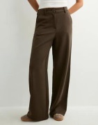 Pieces - Ruskea - Pckamil Hw Wide Pant Noos Bc