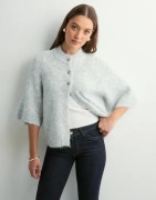 Neo Noir - Harmaa - Benuta Fluffy Knit Cardigan