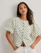Neo Noir - Valkoinen - Anela Dot Blouse