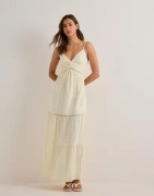 Nelly - Keltainen - Maxi Lace Insert Dress