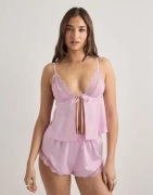Hunkemöller - Vaaleanpunainen - Cami Satin Cordelie