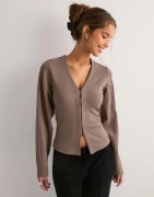 Nelly - Ruskea - Waist Focus Cardigan