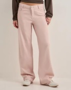 Only - Vaaleanpunainen - Onlbrenda-Soft Life Lw Wide Pant Pn