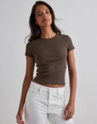 Vero Moda - Ruskea - Vmchloe Ss Short Top Ga Jrs Noos