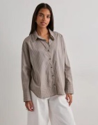 Only - Ruutu/Raita - Onloregon Nano Ls Shirt Wvn