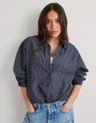 Pieces - Sininen - Pcsilla Ls Check Shirt Wvn D2D