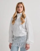 Nelly - Valkoinen - Lace Mini Skirt