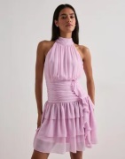 Vero Moda - Vaaleanpunainen - Vmserena Sl Frill Short Dress Wvn