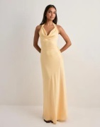 Nelly - Keltainen - Halter Bow Dress