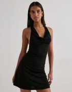 Nelly - Musta - Halterneck Mini Dress