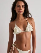 Nelly - Valkoinen - Flounce Bikini Triangle