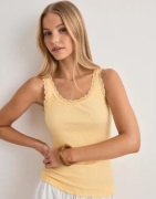Only - Keltainen - Onlsara Sharai Lace Tank Top Jrs No