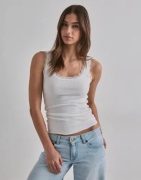 Vero Moda - Valkoinen - Vmnana Lace Tank Top Jrs Noos