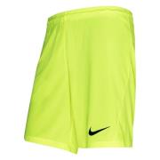 Nike Shortsit Dry Park III - Neon/Musta Lapset
