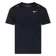 Nike Juoksu-t-paita Dri-FIT Rise 365 - Musta/Hopea