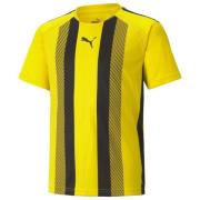 teamLIGA Striped Jersey Jr Cyber Yellow-Puma Black
