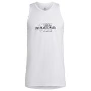 adidas Tank Top Own The Run End Plastic Waste - Valkoinen