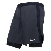 Nike Juoksushortsit Dri-FIT Stride - Musta/Hopea