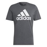 adidas T-paita Essentials Big Logo - Harmaa/Valkoinen