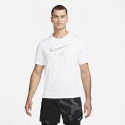 Nike Juoksu-t-paita Dri-FIT Run Division - Valkoinen/Hopea