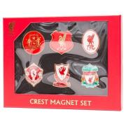 Liverpool Crest Magnet Setti - Punainen