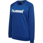 Hummel Go Cotton Logo Collegepaita - Sininen Nainen